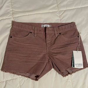 Carve Designs Corduroy Shorts size 0 NWT
